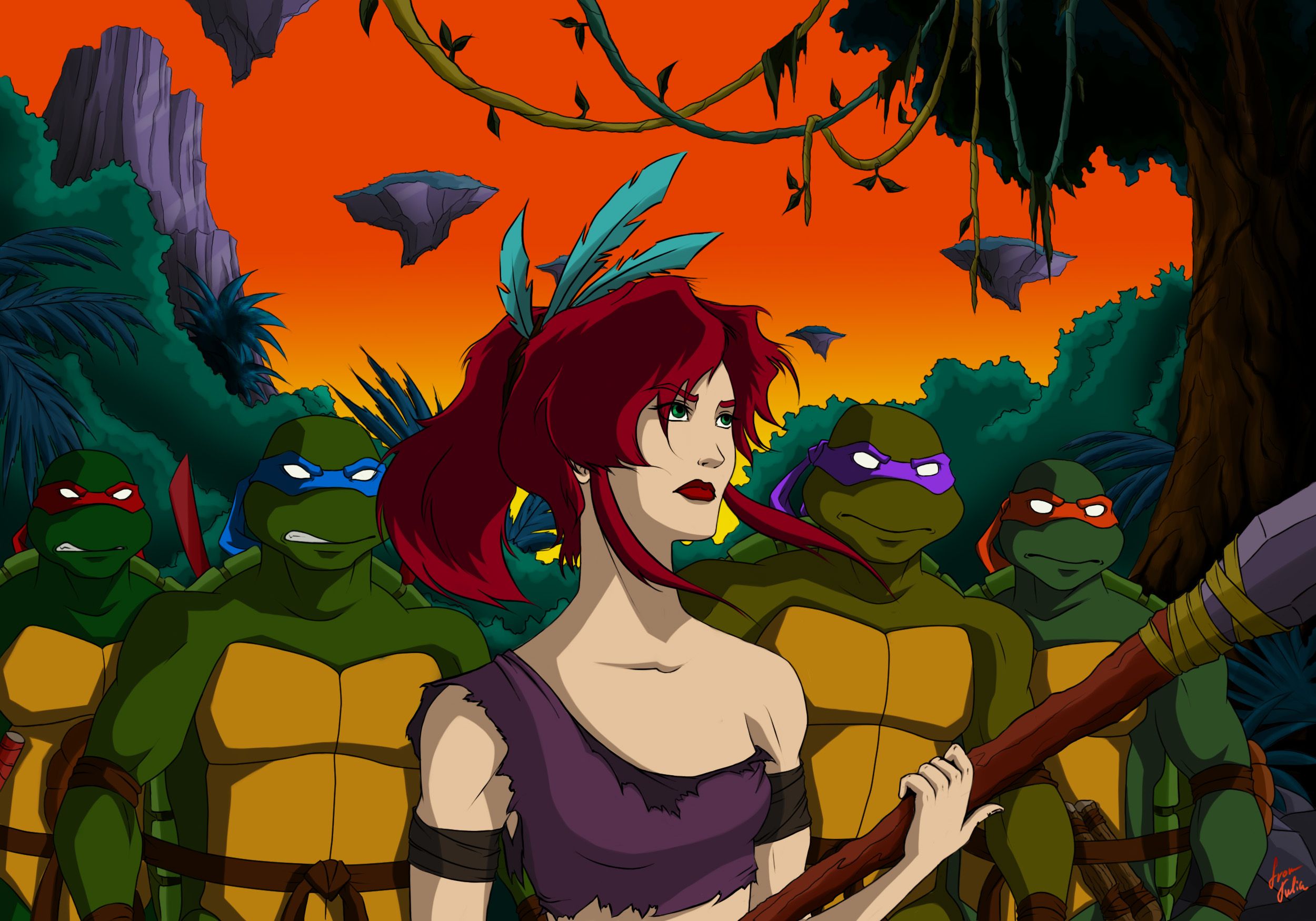 teenage mutant ninja turtles 2003 april